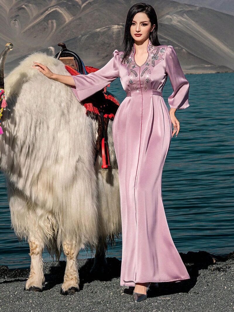 AWW2505 Abaya - Light Lavender