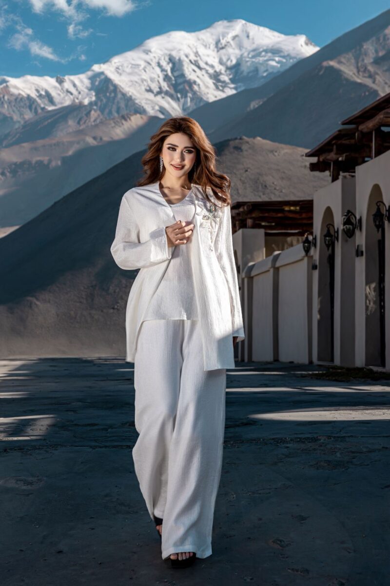 AWW2519 Abaya - Summer White